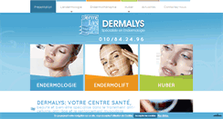 Desktop Screenshot of dermalys.be